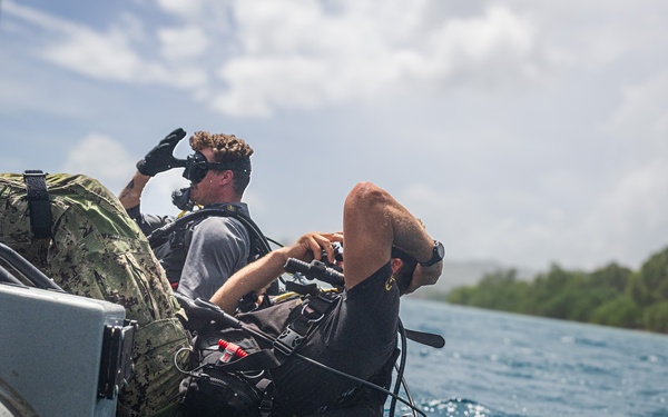 EODMU5 Republic of Singapore Naval Diving Unit UNDET Training