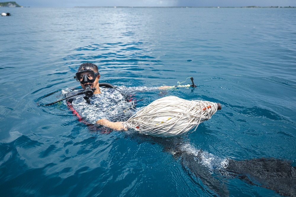 EODMU5 Republic of Singapore Naval Diving Unit UNDET Training