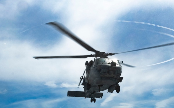 Shoup conducts flight quarters