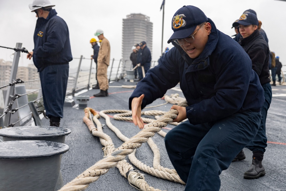 Shoup pulls out of Yokosuka