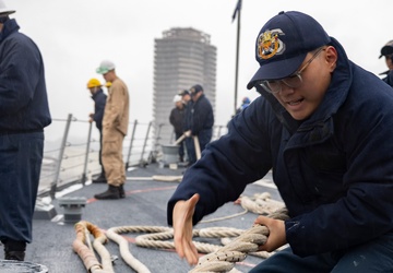 Shoup pulls out of Yokosuka