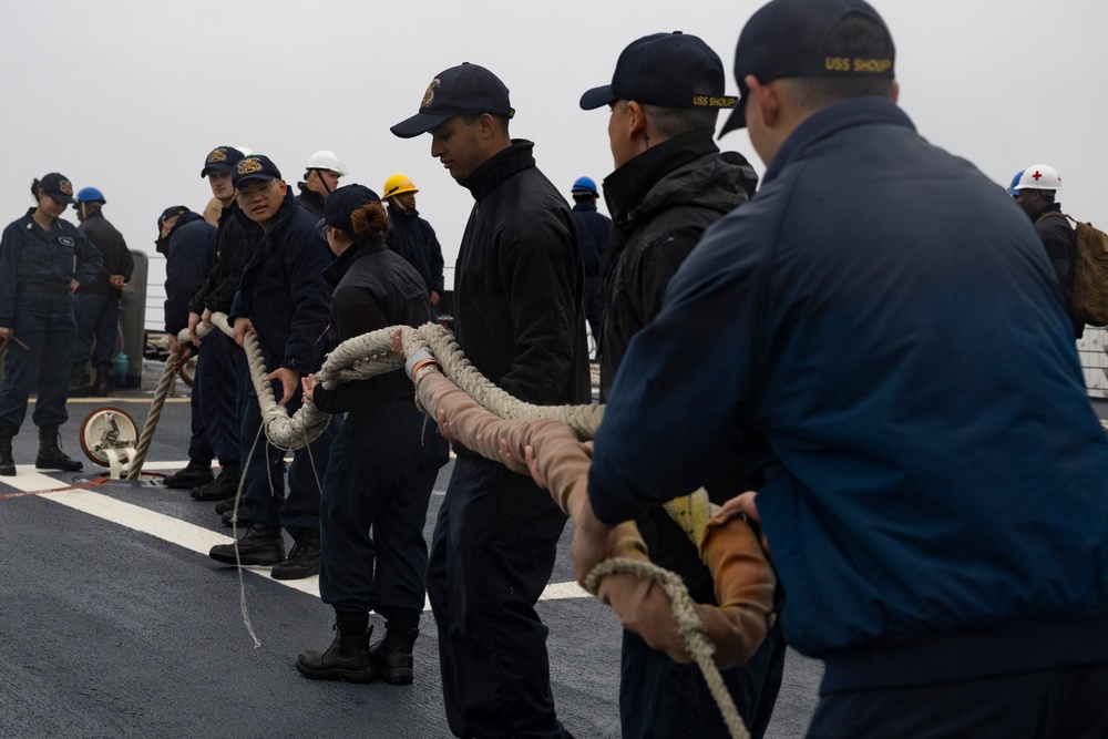 Shoup pulls out of Yokosuka