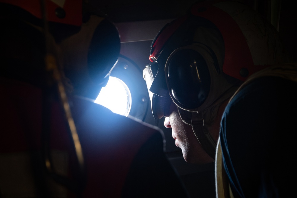 Sailor Observes Flight Quarters
