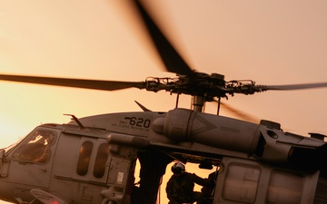 George Washington Conducts Flight Operations