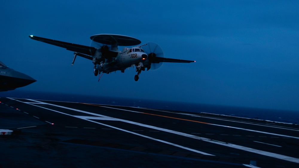 George Washington Conducts Flight Operations