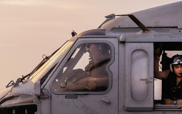 George Washington Conducts Flight Operations