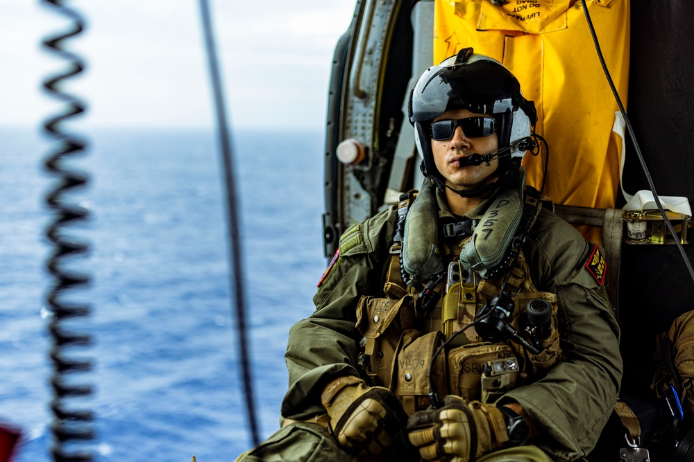 George Washington Conducts Helicopter Operations