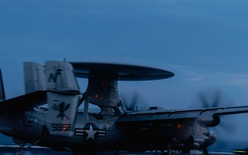 George Washington Conducts Flight Operations