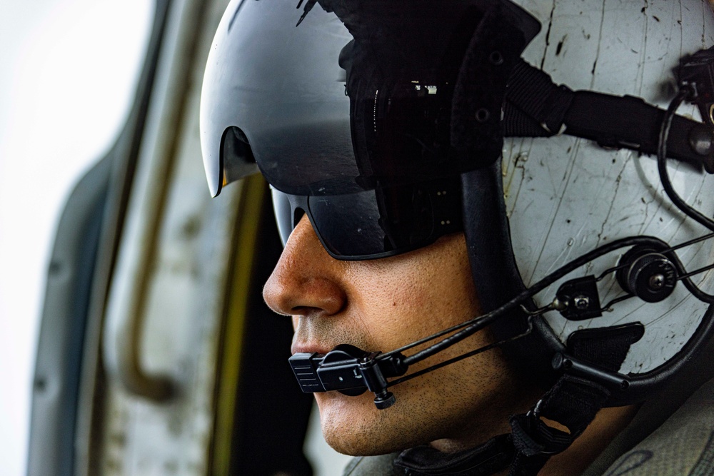George Washington Conducts Helicopter Operations