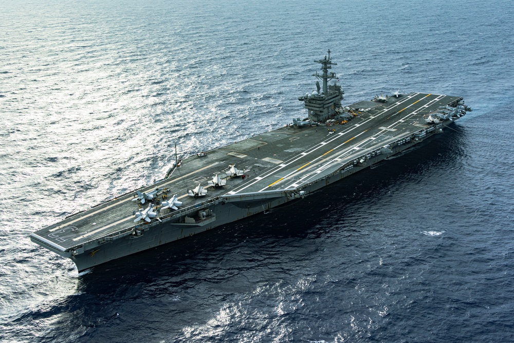 George Washington Conducts Helicopter Operations