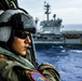 George Washington Conducts Helicopter Operations