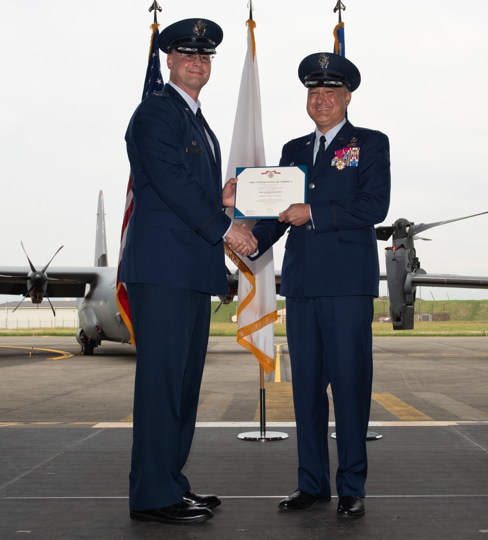 374 MXG Change of Command