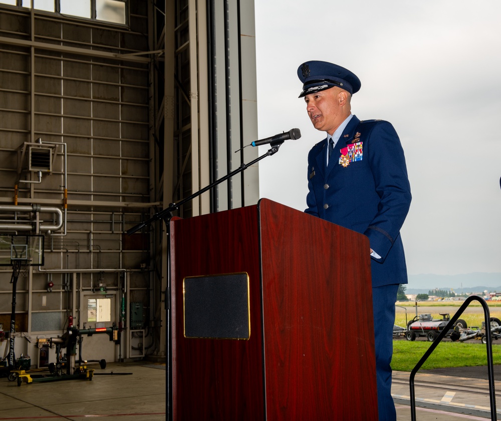 374 MXG Change of Command