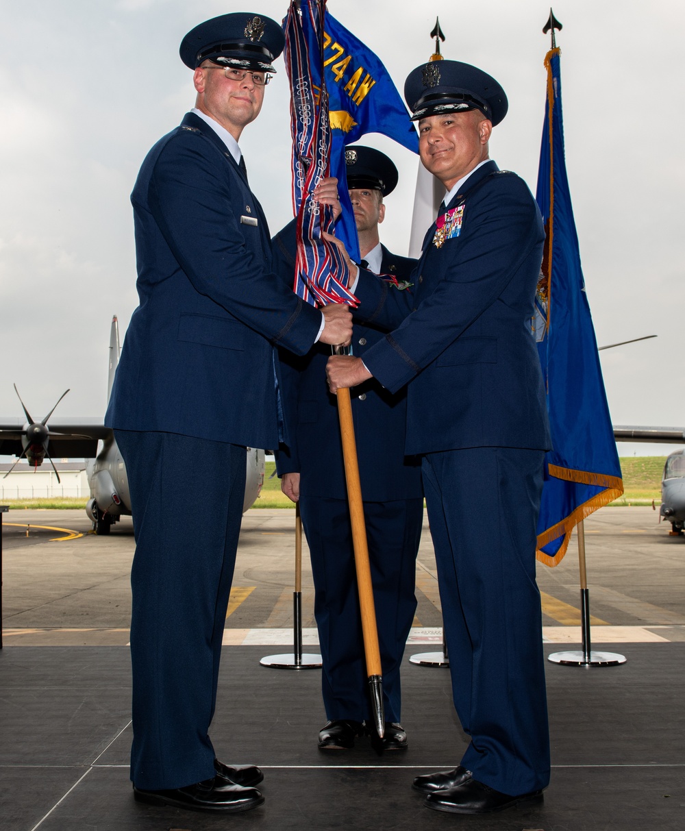374 MXG Change of Command