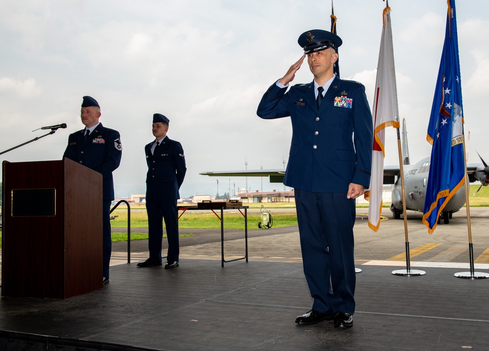 374 MXG Change of Command