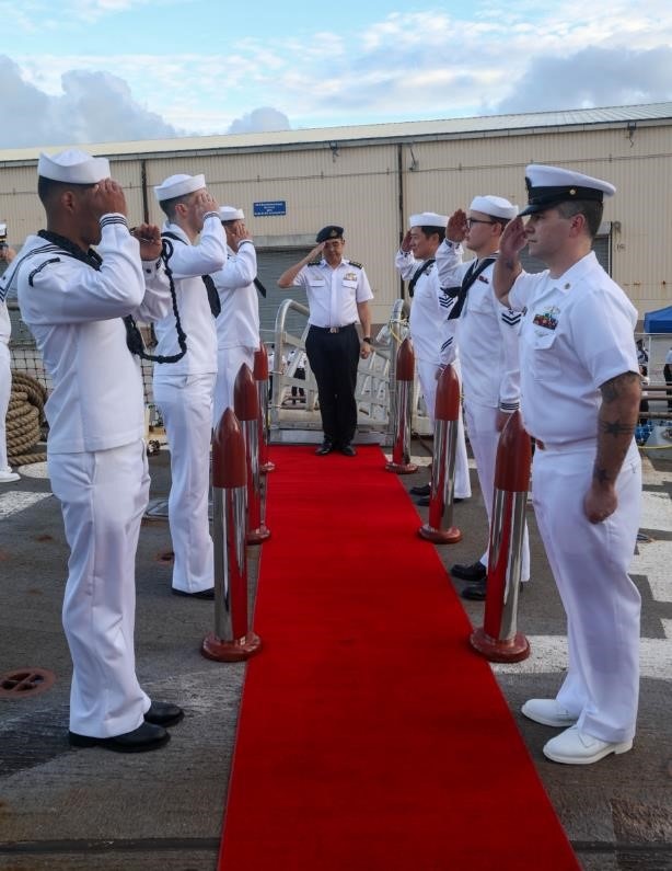 William P. Lawrence (DDG 110) Hosts Exercise Pacific Griffin 2025 Opening Ceremony