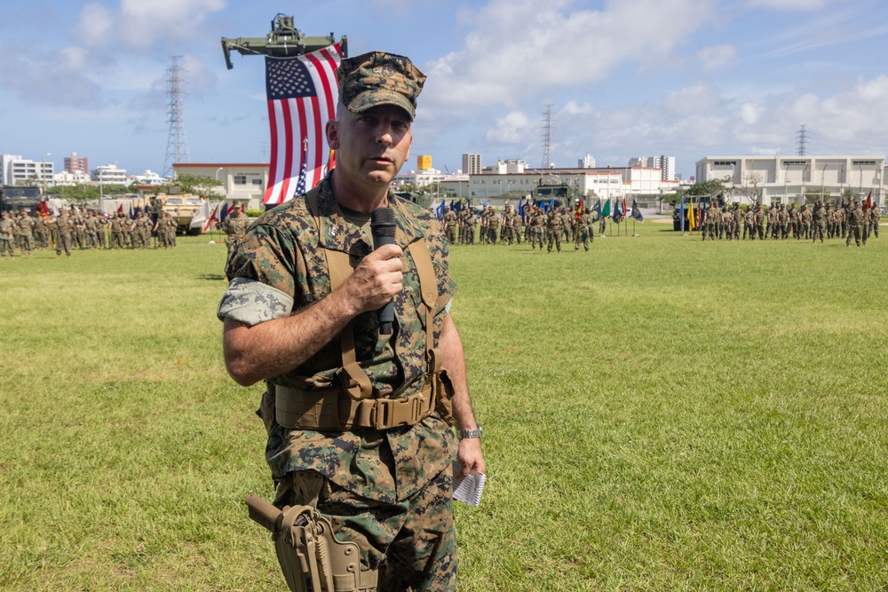 CLR-3 Change of Command and Retirement Ceremony