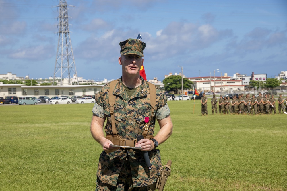 CLR-3 Change of Command and Retirement Ceremony