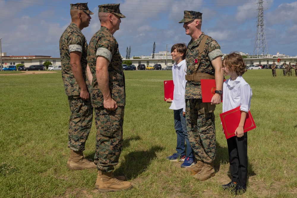 CLR-3 Change of Command and Retirement Ceremony