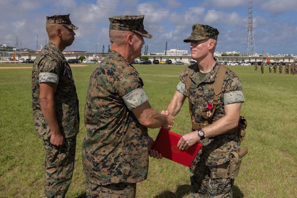 CLR-3 Change of Command and Retirement Ceremony