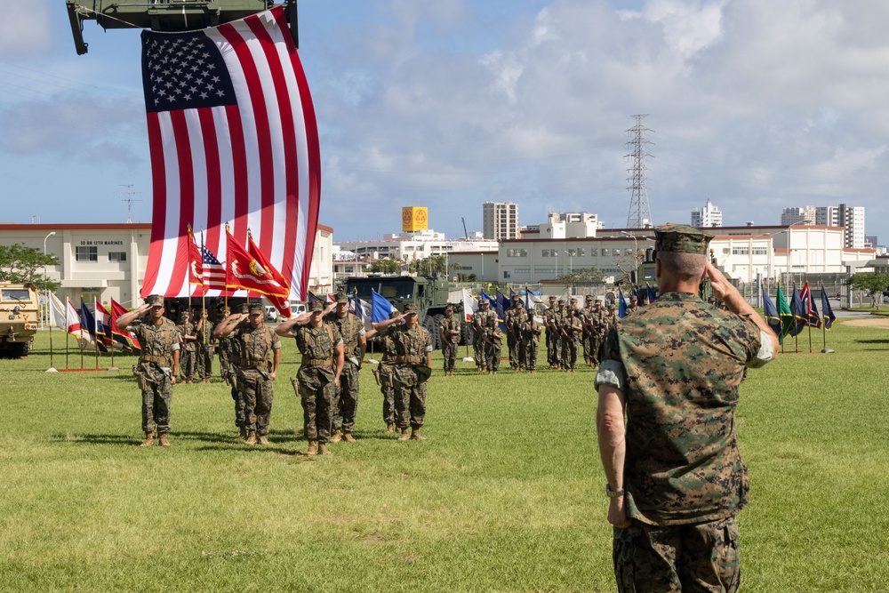 CLR-3 Change of Command and Retirement Ceremony