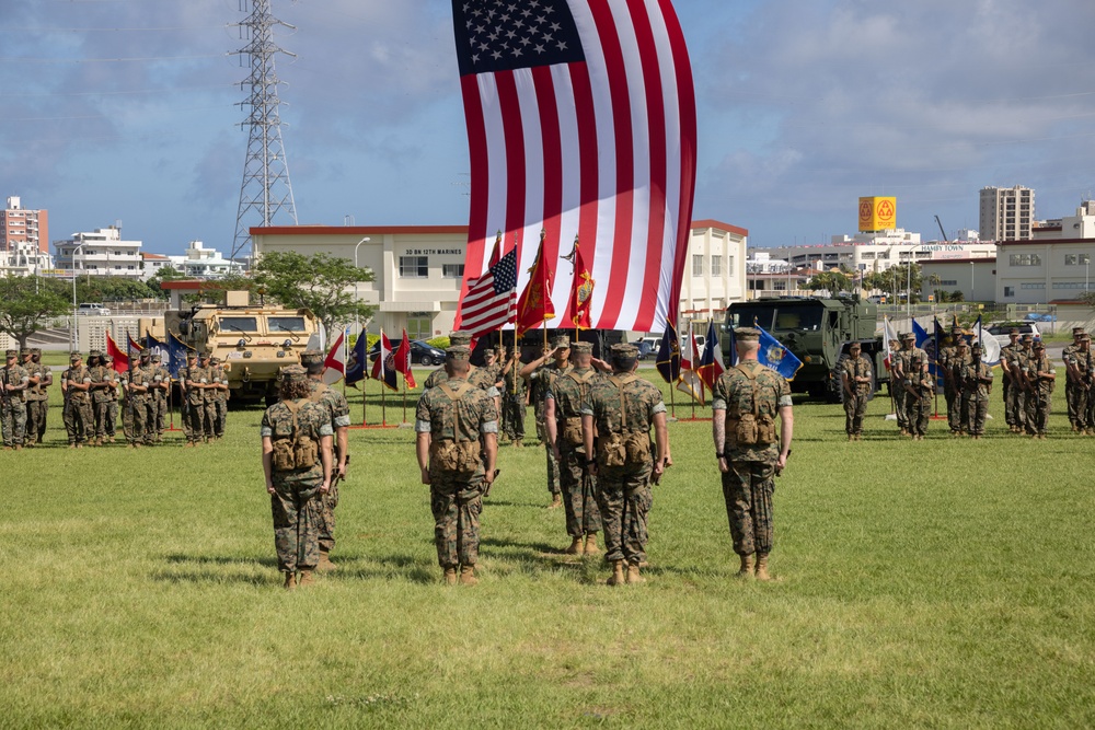 CLR-3 Change of Command and Retirement Ceremony