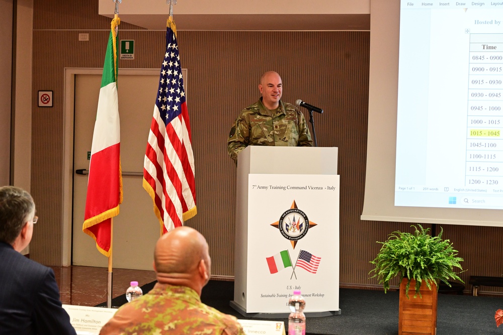 U.S. – Italy Sustainable Training Area Management Workshop 2025