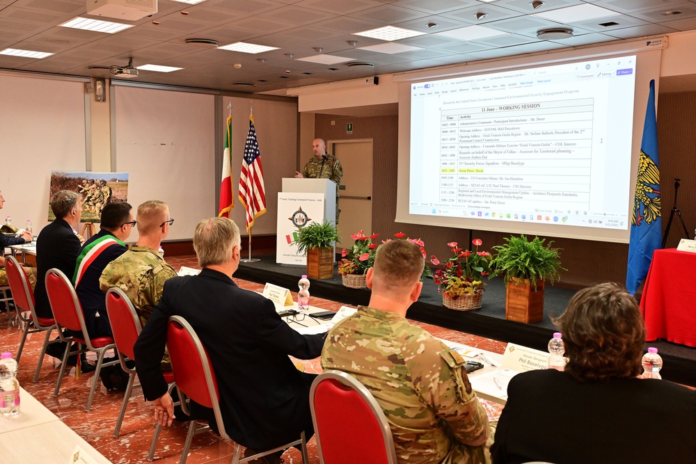 U.S. – Italy Sustainable Training Area Management Workshop 2025