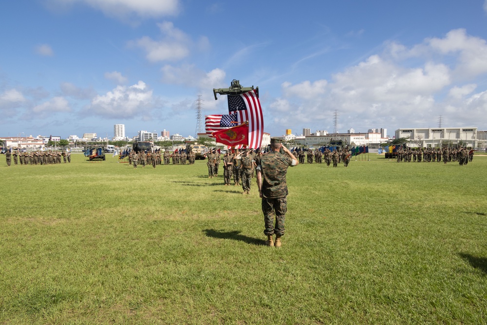 CLR-3 Change of Command and Retirement Ceremony