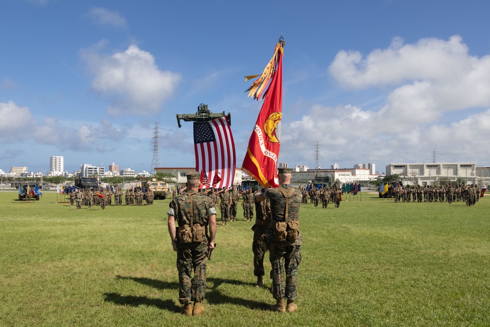 CLR-3 Change of Command and Retirement Ceremony