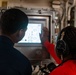 George Washington Sailors Operate a Weapons Elevator