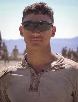 U.S. Marine Corps Pfc. Kaipuokauhanemaluhia Torres-Pestana Puts His Future into Focus