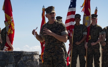 3d Marine Division Conducts Command Master Chief Change of Charge Ceremony
