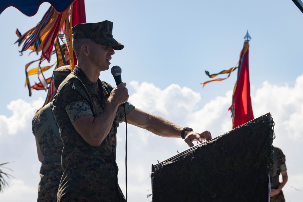 3d Marine Division Conducts Command Master Chief Change of Charge Ceremony