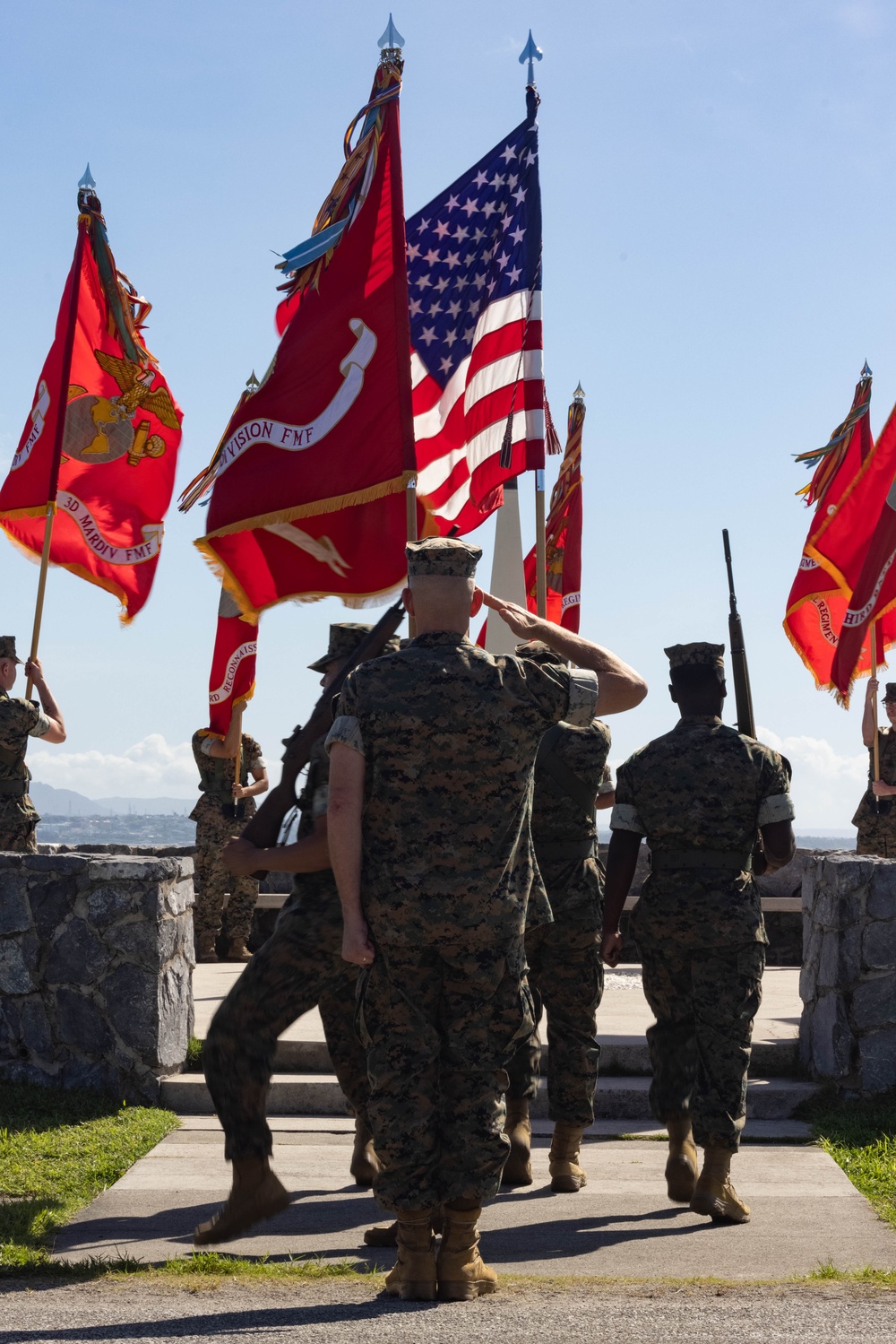 3d Marine Division Conducts Command Master Chief Change of Charge Ceremony