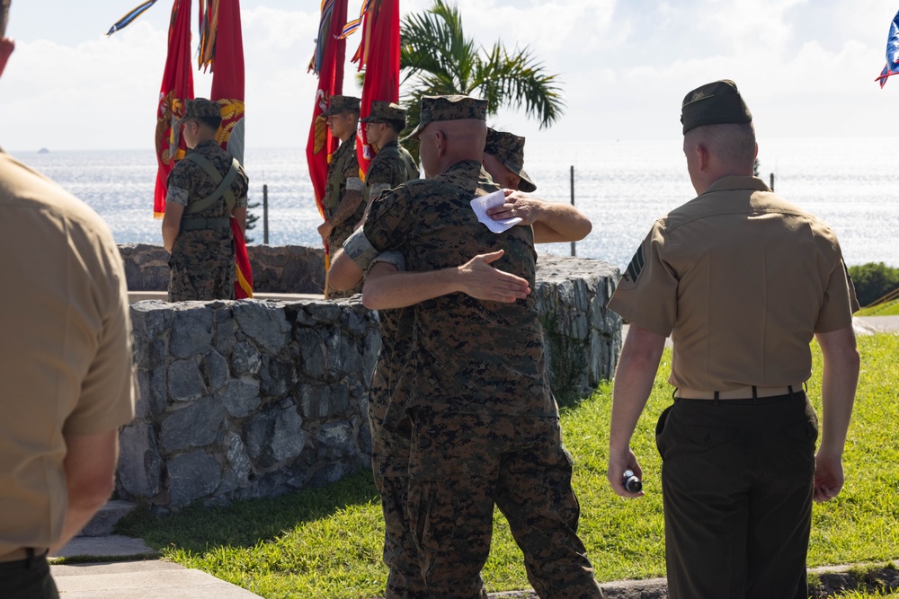 3d Marine Division Conducts Command Master Chief Change of Charge Ceremony