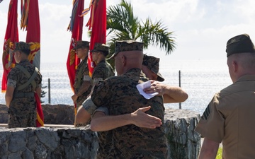 3d Marine Division Conducts Command Master Chief Change of Charge Ceremony