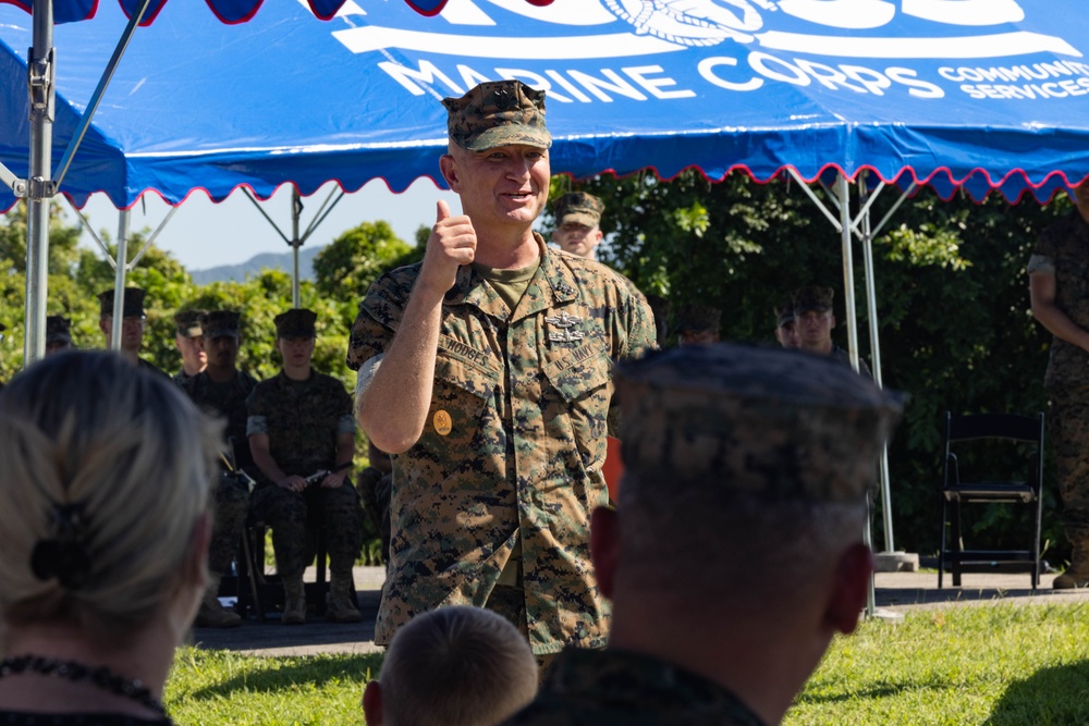 3d Marine Division Conducts Command Master Chief Change of Charge Ceremony
