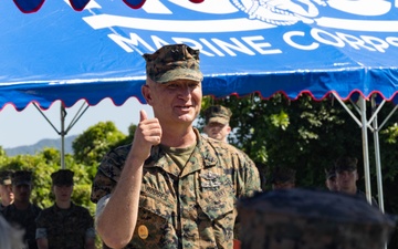 3d Marine Division Conducts Command Master Chief Change of Charge Ceremony