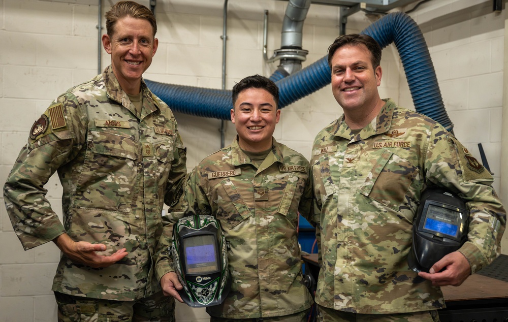 Day in the life: leadership immerses with the 100th MXS