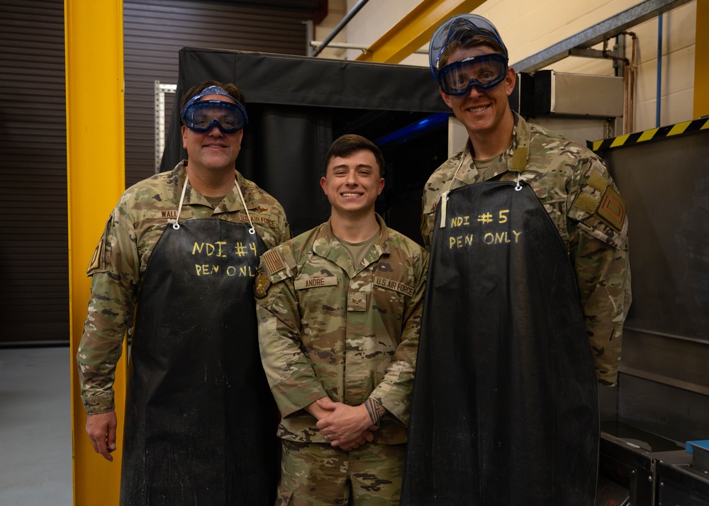 Day in the life: leadership immerses with the 100th MXS