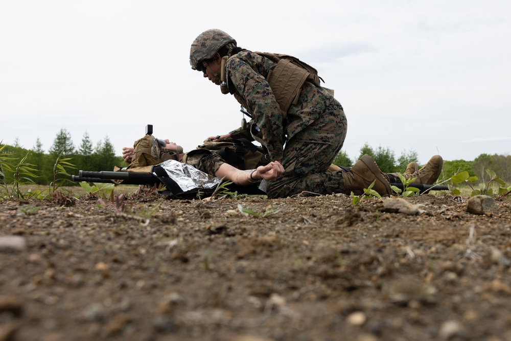 ARTP 25.1 | U.S. Marines and Sailors Execute a Medical Evacuation Drill