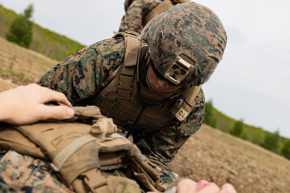 ARTP 25.1 | U.S. Marines and Sailors Execute a Medical Evacuation Drill