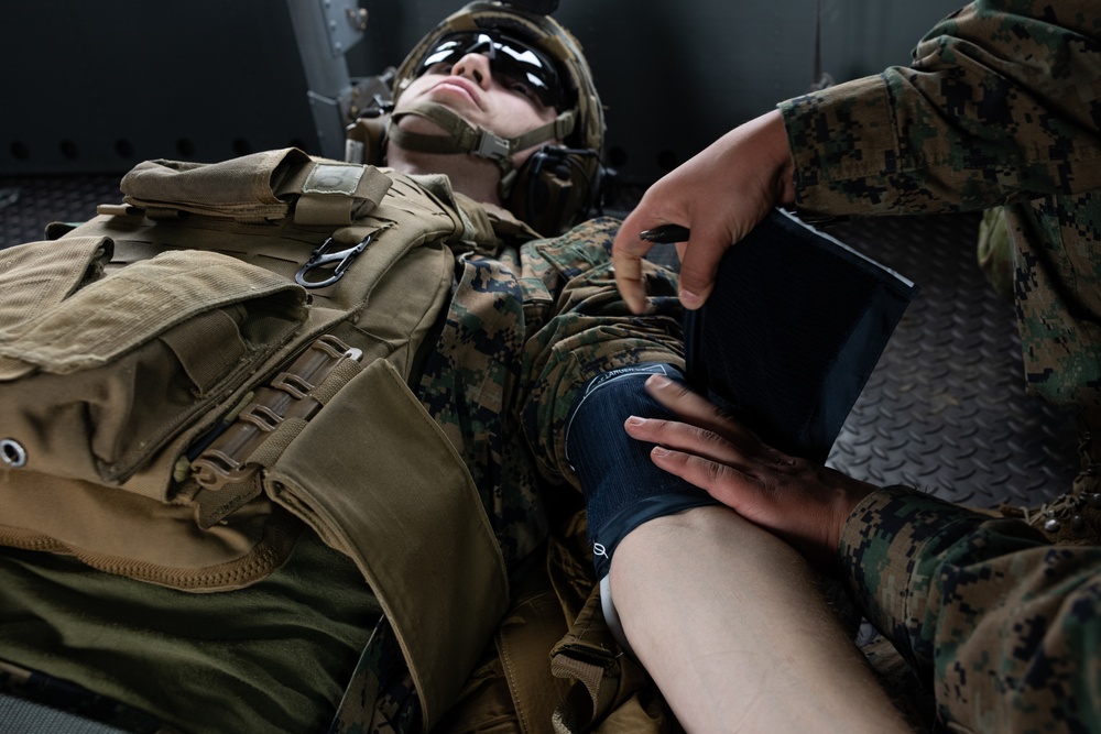 ARTP 25.1 | U.S. Marines and Sailors Execute a Medical Evacuation Drill
