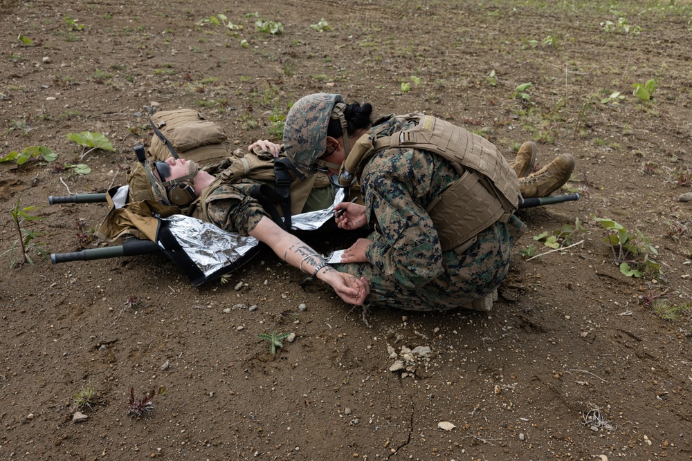 ARTP 25.1 | U.S. Marines and Sailors Execute a Medical Evacuation Drill