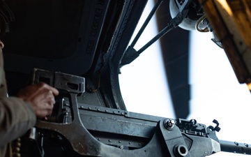 31st MEU | VMM 265 fires 50. caliber from above