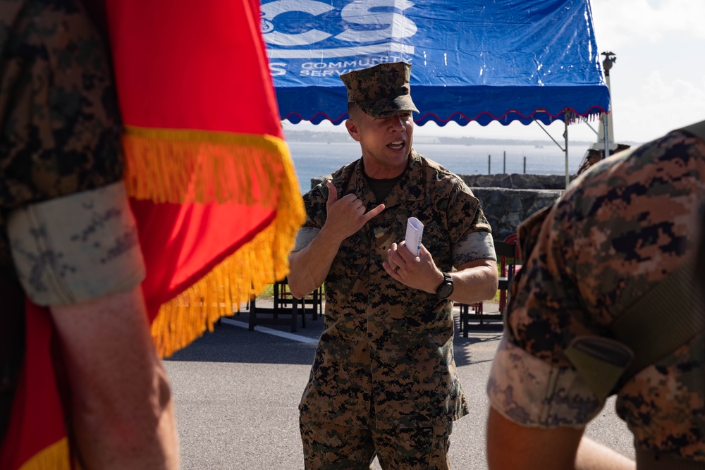 3d Marine Division Conducts Command Master Chief Change of Charge Ceremony