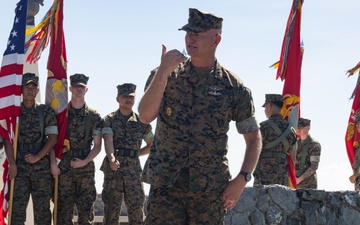 3d Marine Division Conducts Command Master Chief Change of Charge Ceremony