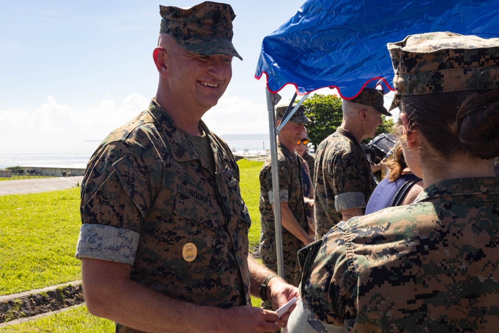 3d Marine Division Conducts Command Master Chief Change of Charge Ceremony