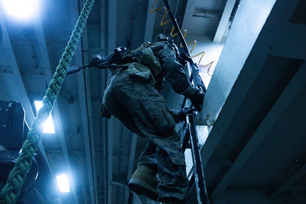 31st MEU | BLT 1/7 conducts intro to fast rope training